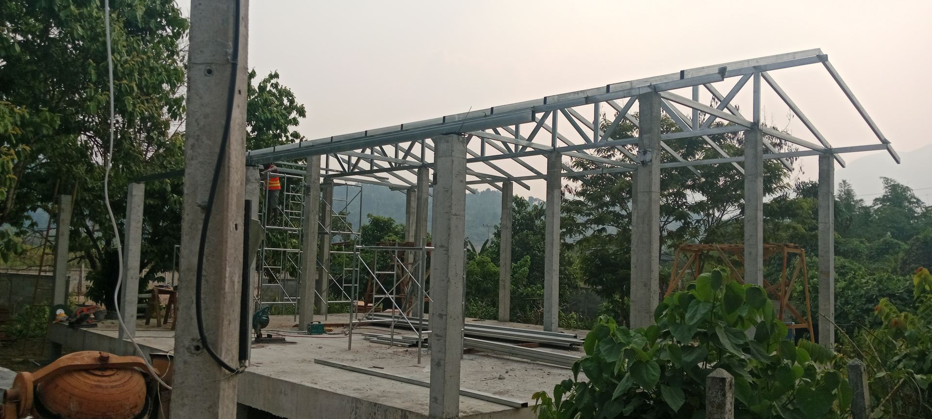 Vang Vieng Nathong — current state, project ongoing